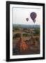 Hot Air Balloons Above Bagan (Pagan), Myanmar (Burma), Asia-Tuul-Framed Photographic Print