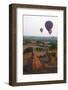 Hot Air Balloons Above Bagan (Pagan), Myanmar (Burma), Asia-Tuul-Framed Photographic Print