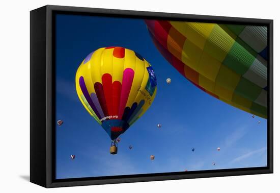 Hot Air Balloons, Albuquerque Balloon Fiesta, New Mexico, USA-Maresa Pryor-Framed Stretched Canvas