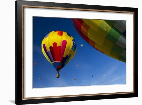 Hot Air Balloons, Albuquerque Balloon Fiesta, New Mexico, USA-Maresa Pryor-Framed Photographic Print