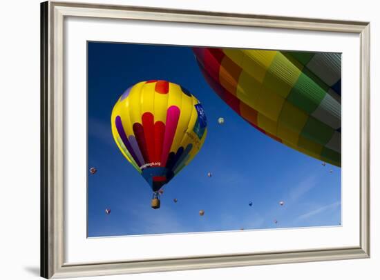 Hot Air Balloons, Albuquerque Balloon Fiesta, New Mexico, USA-Maresa Pryor-Framed Photographic Print