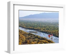 Hot Air Balloons, Albuquerque, New Mexico, USA-Michael Snell-Framed Photographic Print