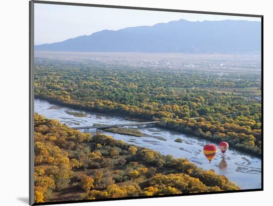 Hot Air Balloons, Albuquerque, New Mexico, USA-Michael Snell-Mounted Photographic Print