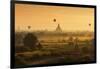 Hot Air Balloons Floating over Bagan at Dawn-Jon Hicks-Framed Photographic Print