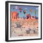 Hot Air Balloons In The Southwest-Julie Pace Hoff-Framed Art Print