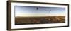 Hot Air Balloons over Landscape at Sunrise, Cappadocia, Central Anatolia Region, Turkey-null-Framed Photographic Print