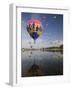 Hot Air Balloons Reflected in Prospect Lake, Colorado Springs, Colorado, USA-Don Grall-Framed Photographic Print