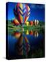 Hot Air Balloons, Snowmass CO-David Carriere-Stretched Canvas