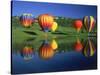 Hot Air Balloons, Snowmass CO-David Carriere-Stretched Canvas