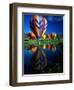 Hot Air Balloons, Snowmass CO-David Carriere-Framed Premium Photographic Print