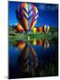 Hot Air Balloons, Snowmass CO-David Carriere-Mounted Photographic Print