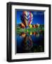 Hot Air Balloons, Snowmass CO-David Carriere-Framed Photographic Print