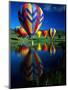 Hot Air Balloons, Snowmass CO-David Carriere-Mounted Photographic Print