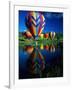 Hot Air Balloons, Snowmass CO-David Carriere-Framed Photographic Print