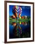 Hot Air Balloons, Snowmass CO-David Carriere-Framed Photographic Print