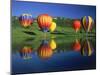 Hot Air Balloons, Snowmass CO-David Carriere-Mounted Photographic Print