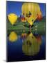 Hot Air Balloons, Snowmass CO-David Carriere-Mounted Photographic Print