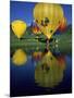 Hot Air Balloons, Snowmass CO-David Carriere-Mounted Photographic Print