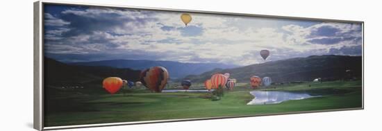 Hot Air Balloons, Snowmass, Colorado, USA-null-Framed Photographic Print