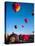 Hot Air Balloons Take Flight, Albuquerque, New Mexico, Usa-Charles Crust-Stretched Canvas