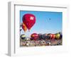 Hot Air Balloons Take Flight, Albuquerque, New Mexico, Usa-Charles Crust-Framed Photographic Print