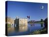 Hot Air Balloons Taking Off from Leeds Castle Grounds, Kent, England, United Kingdom, Europe-Nigel Blythe-Stretched Canvas