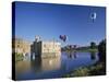 Hot Air Balloons Taking Off from Leeds Castle Grounds, Kent, England, United Kingdom, Europe-Nigel Blythe-Stretched Canvas