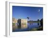 Hot Air Balloons Taking Off from Leeds Castle Grounds, Kent, England, United Kingdom, Europe-Nigel Blythe-Framed Photographic Print