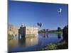 Hot Air Balloons Taking Off from Leeds Castle Grounds, Kent, England, United Kingdom, Europe-Nigel Blythe-Mounted Photographic Print