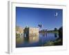 Hot Air Balloons Taking Off from Leeds Castle Grounds, Kent, England, United Kingdom, Europe-Nigel Blythe-Framed Photographic Print