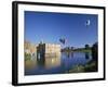 Hot Air Balloons Taking Off from Leeds Castle Grounds, Kent, England, United Kingdom, Europe-Nigel Blythe-Framed Photographic Print