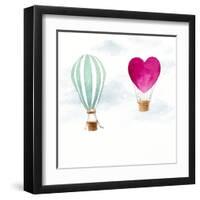 Hot Air Balloons-Lanie Loreth-Framed Art Print