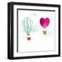 Hot Air Balloons-Lanie Loreth-Framed Art Print