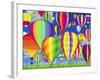 Hot Air Balloons-Jean Plout-Framed Giclee Print