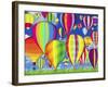 Hot Air Balloons-Jean Plout-Framed Giclee Print