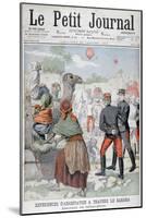 Hot Air Baloons Crossing the Sahara Desert, 1903-null-Mounted Giclee Print