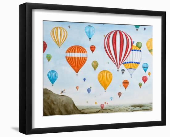 Hot Air Rises, 2012-Rebecca Campbell-Framed Giclee Print