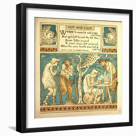 Hot and Cold-null-Framed Giclee Print