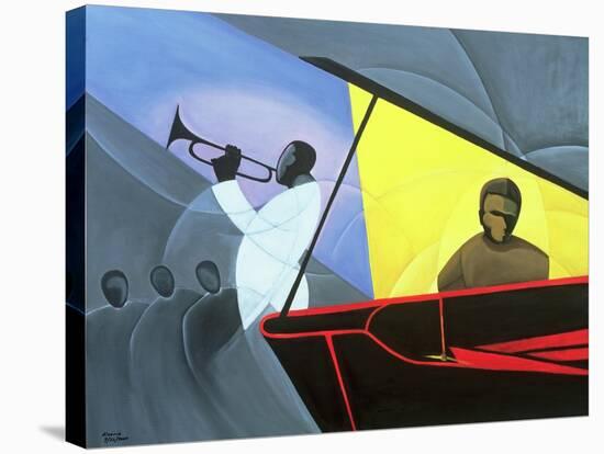 Hot and Cool Jazz, 2004-Kaaria Mucherera-Stretched Canvas