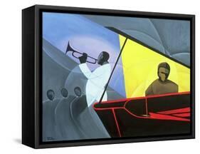 Hot and Cool Jazz, 2004-Kaaria Mucherera-Framed Stretched Canvas