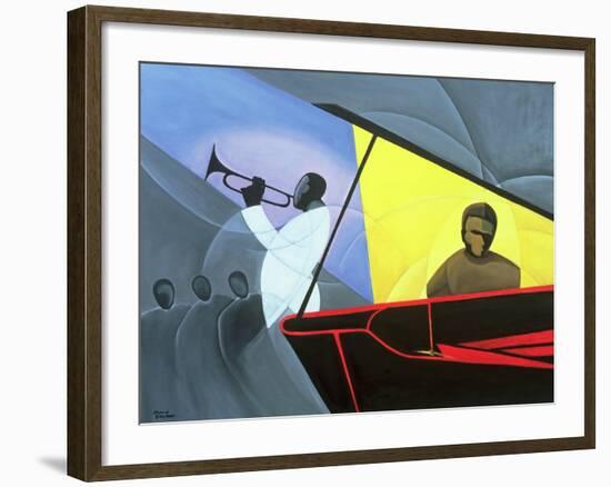 Hot and Cool Jazz, 2004-Kaaria Mucherera-Framed Giclee Print