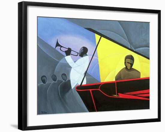 Hot and Cool Jazz, 2004-Kaaria Mucherera-Framed Giclee Print