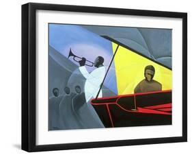 Hot and Cool Jazz, 2004-Kaaria Mucherera-Framed Giclee Print