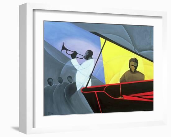 Hot and Cool Jazz, 2004-Kaaria Mucherera-Framed Giclee Print