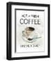 Hot and Fresh Coffee-Carol Robinson-Framed Art Print