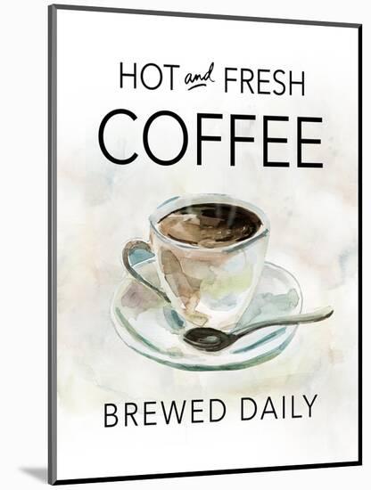 Hot and Fresh Coffee-Carol Robinson-Mounted Art Print