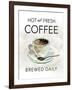 Hot and Fresh Coffee-Carol Robinson-Framed Art Print