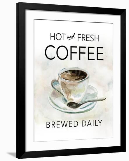 Hot and Fresh Coffee-Carol Robinson-Framed Art Print