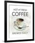 Hot and Fresh Coffee-Carol Robinson-Framed Art Print