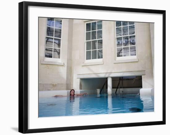 Hot Bath, Thermae Bath Spa, Bath, Avon, England, United Kingdom-Matthew Davison-Framed Photographic Print